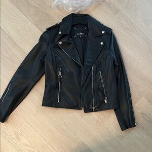 Sam Edelman Black Leather Biker Jacket